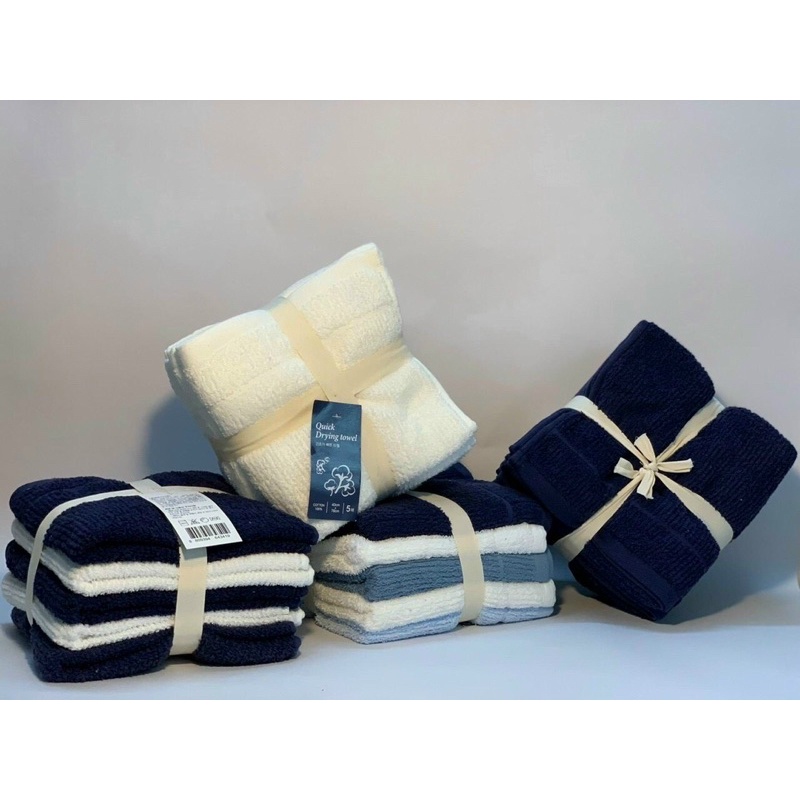 Khăn cotton xuất Hàn xịn, đẹp. Kích thước 40*80cm