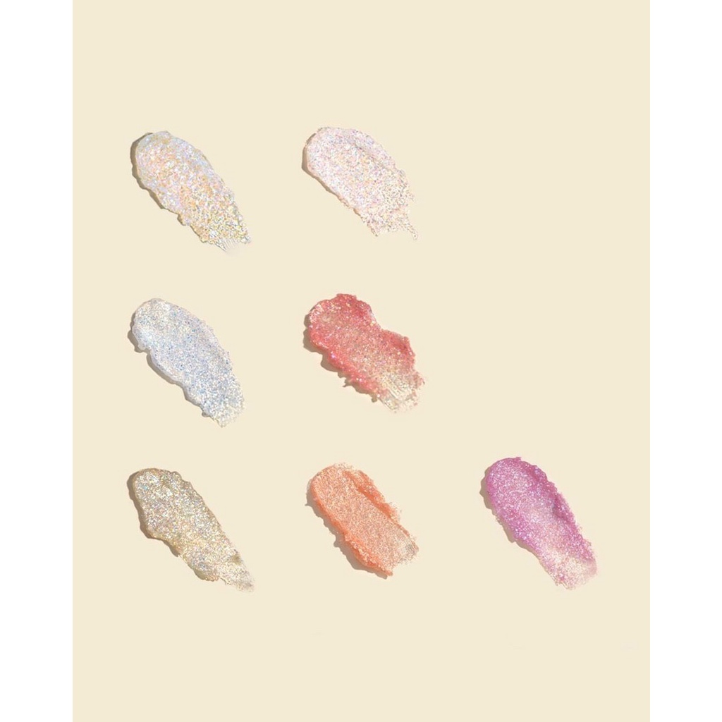 Set 3 Hủ Nhũ mắt Unleashia Get Loose Glitter Gel Mini Màu 2-4-6