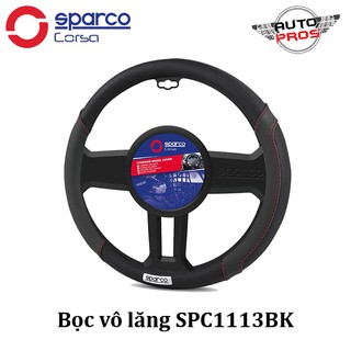 Bọc vô lăng sparco spc1113bk