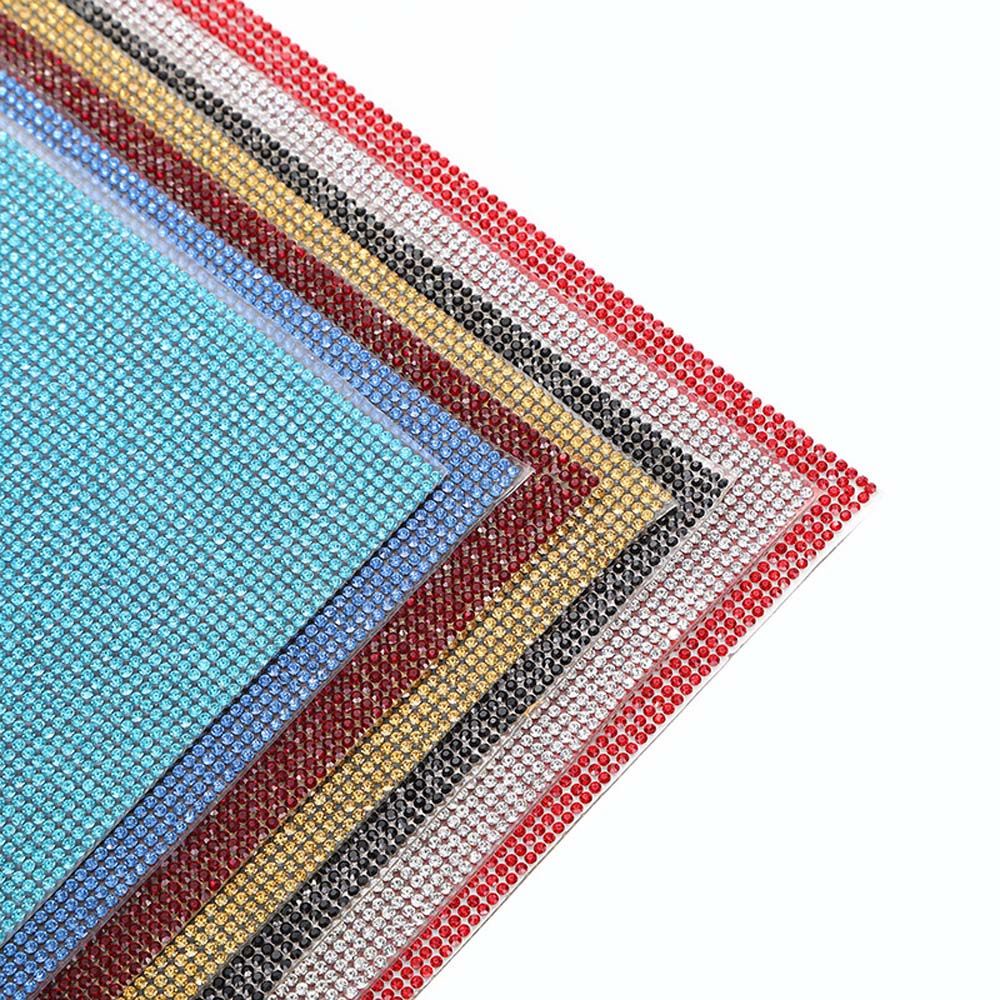 Tờ miếng dán trang trí kiểu đá lấp lánh nhiều màu sắc tùy chọn thời trang