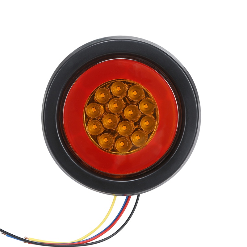Đèn Led Đuôi Xe 12-24V 32 Bóng Màu Hổ Phách Chuyên Dụng Cho Xe Hơi Xe Tải