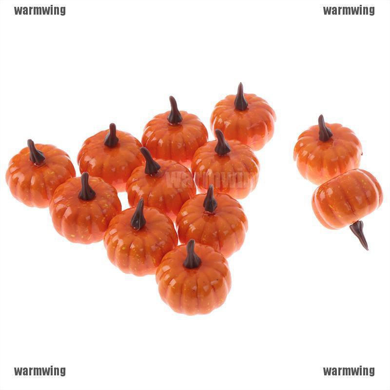 Set 12 bí ngô giả 5Cm trang trí nội thất mùa Halloween