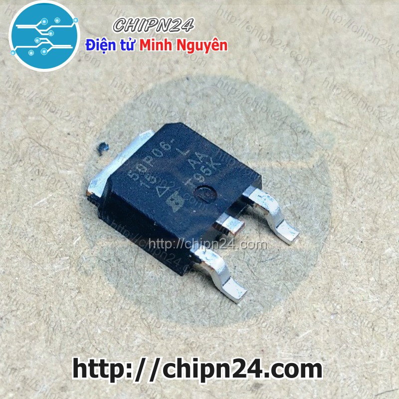 [2 CON] (SOP) MOSFET Dán 50P06 TO-252 50A 60V Kênh P (SMD Dán) (SUD50P06 SUD 50P06)