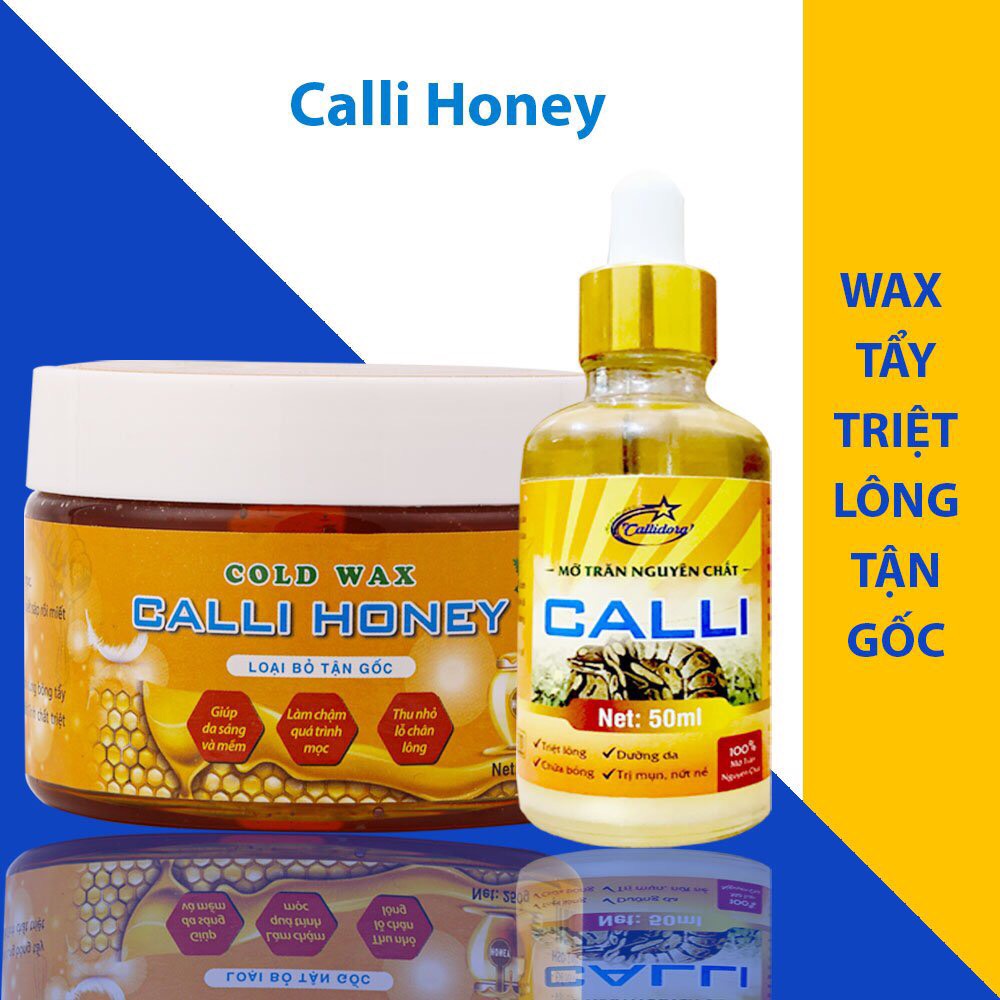 Wax Lông Calli Shiny -Wax triệt lông/Sáp wax Lông Calli/ Wax lông nách/ Tẩy lông tay chân an toàn hiệu quả- WCH