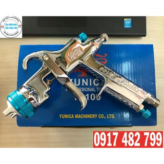 SÚNG PHUN SƠN PHỦ BÓNG PU K100 YUNICA BÉC PHUN 0.8 1.1 1.3