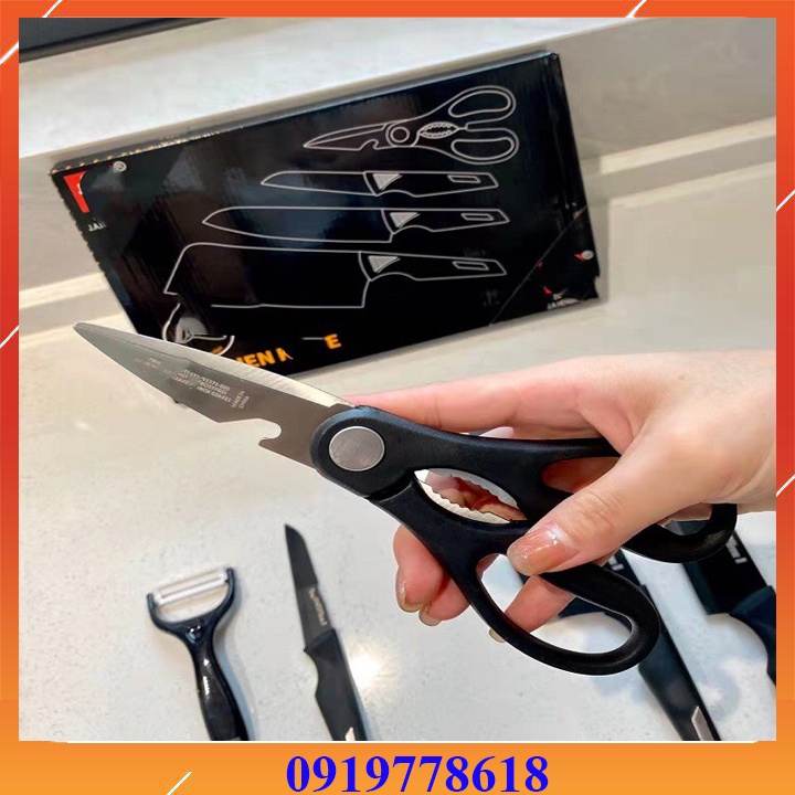 Set 5 dao kéo thép không gỉ zwilling