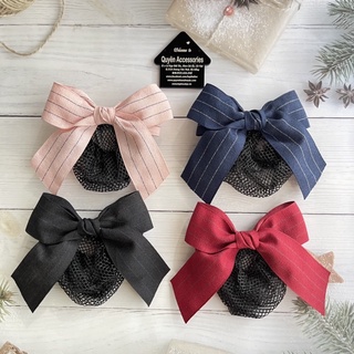 Kẹp tóc nơ công sở/kẹp tóc lưới/kẹp nơ thời trang/phụ kiện công sở.