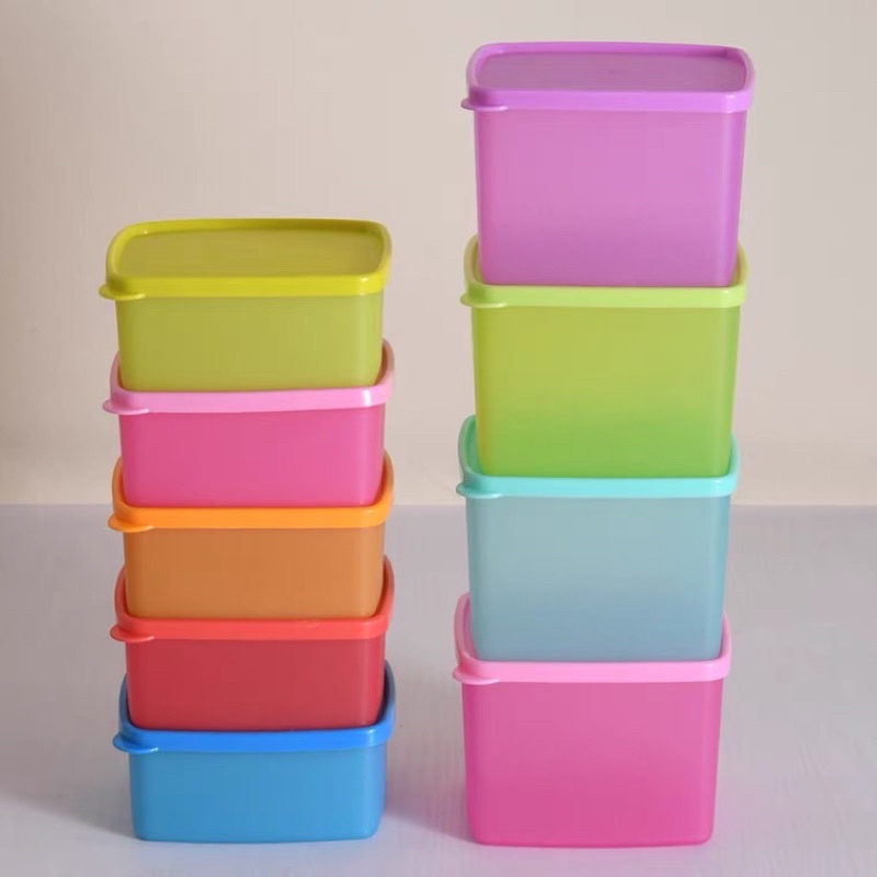 Set 9 Hộp Trữ Ngăn Mát TUPPERWARE 4 Hộp 800ml + 5 Hộp 400ml - Hộp Trữ Mát, Trữ Khô Tupperware