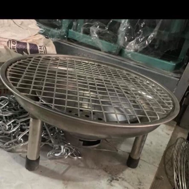 Bếp nướng than hoa inox tại nhà tiện dụng cho gia đình