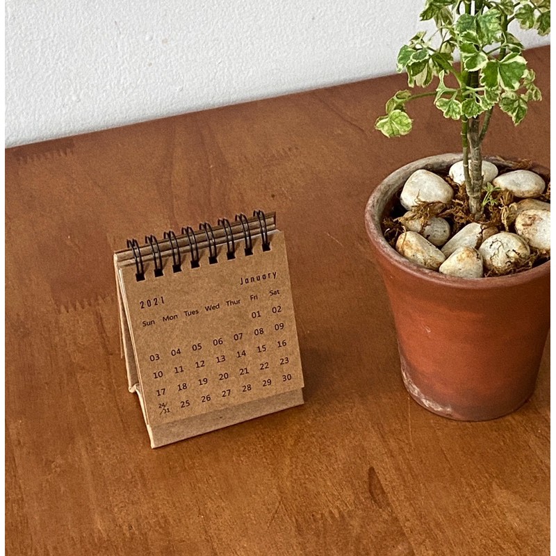 Lịch mini 2021 để bàn