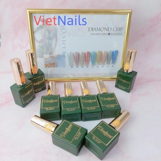 Sơn Nhũ Flash Vendeeni Siêu Sáng Set 9 Chai Hàng Chính Hãng