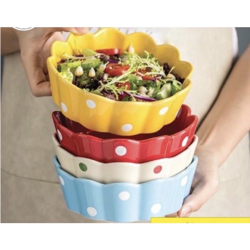Tô sứ bát ăn hoa quả dầm, sữa chua