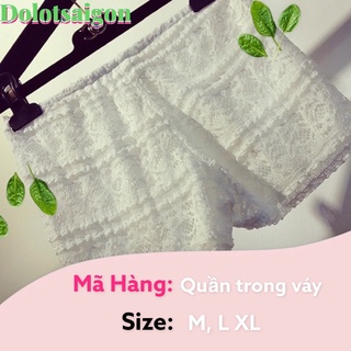 Quần mặc trong váy REN 2 LỚP