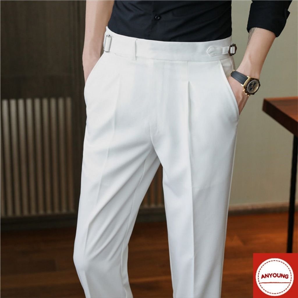 Quần Tây Nam SANMINHCHAU Quần Âu Bó Gấu Phong Cách Hàn Quốc Lịch Lãm Sang Trọng QD311