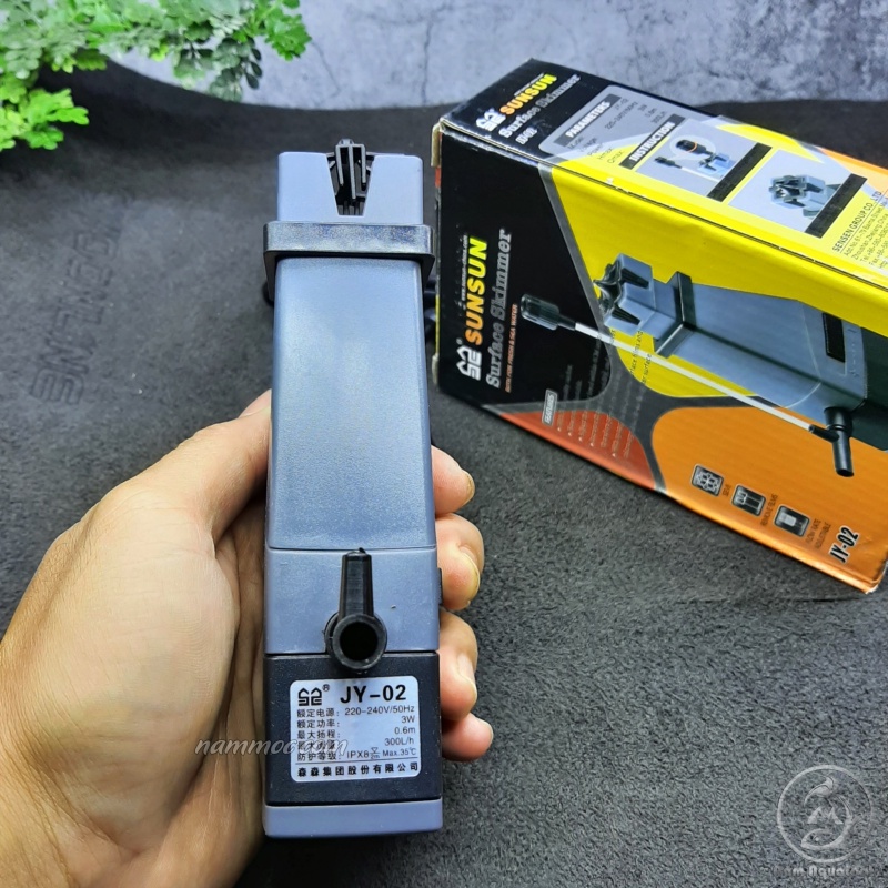 SUNSUN JY-02 | Lọc váng mini cho bể cá cảnh, thuỷ sinh