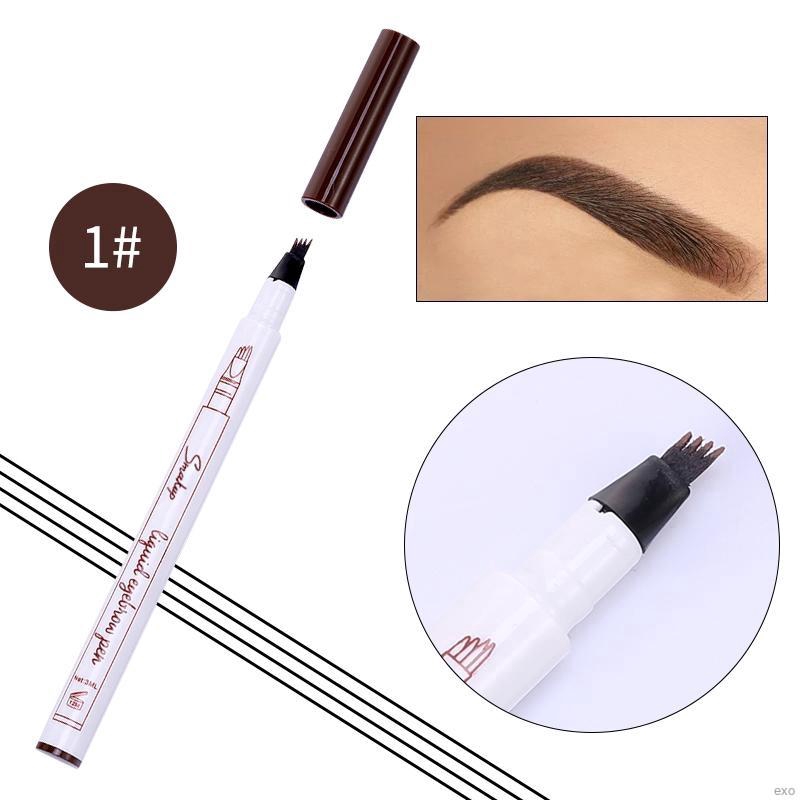 [Hàng mới về] ♕ exo ღ Bút kẻ mày đầu 4 ngạnh cho nét vẽ siêu mỏng và chống nhòe SMAKUP | BigBuy360 - bigbuy360.vn