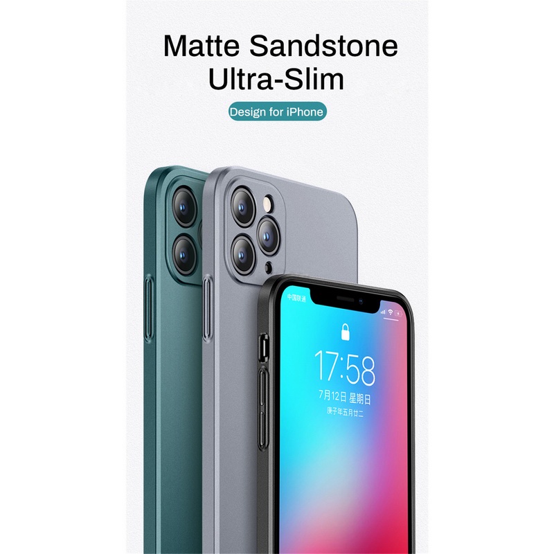 Ốp Điện Thoại PC Cứng Siêu Mỏng Mặt Nhám Cho iPhone 14 13 12 11 Pro MAX X XR XS MAX 8 7 Plus + SE 2020