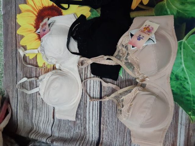 (Ảnh vi deo thật )áo lót thêu bông có gọng mỏng hàng cổ chuyền nha c/e | BigBuy360 - bigbuy360.vn