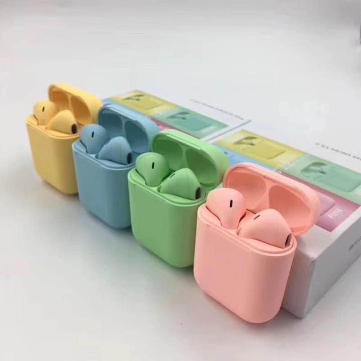 Tai nghe bluetooth không dây Inpods i12 TWS cảm ứng điều khiển cảm biến âm thanh HIFI cho Android iOS