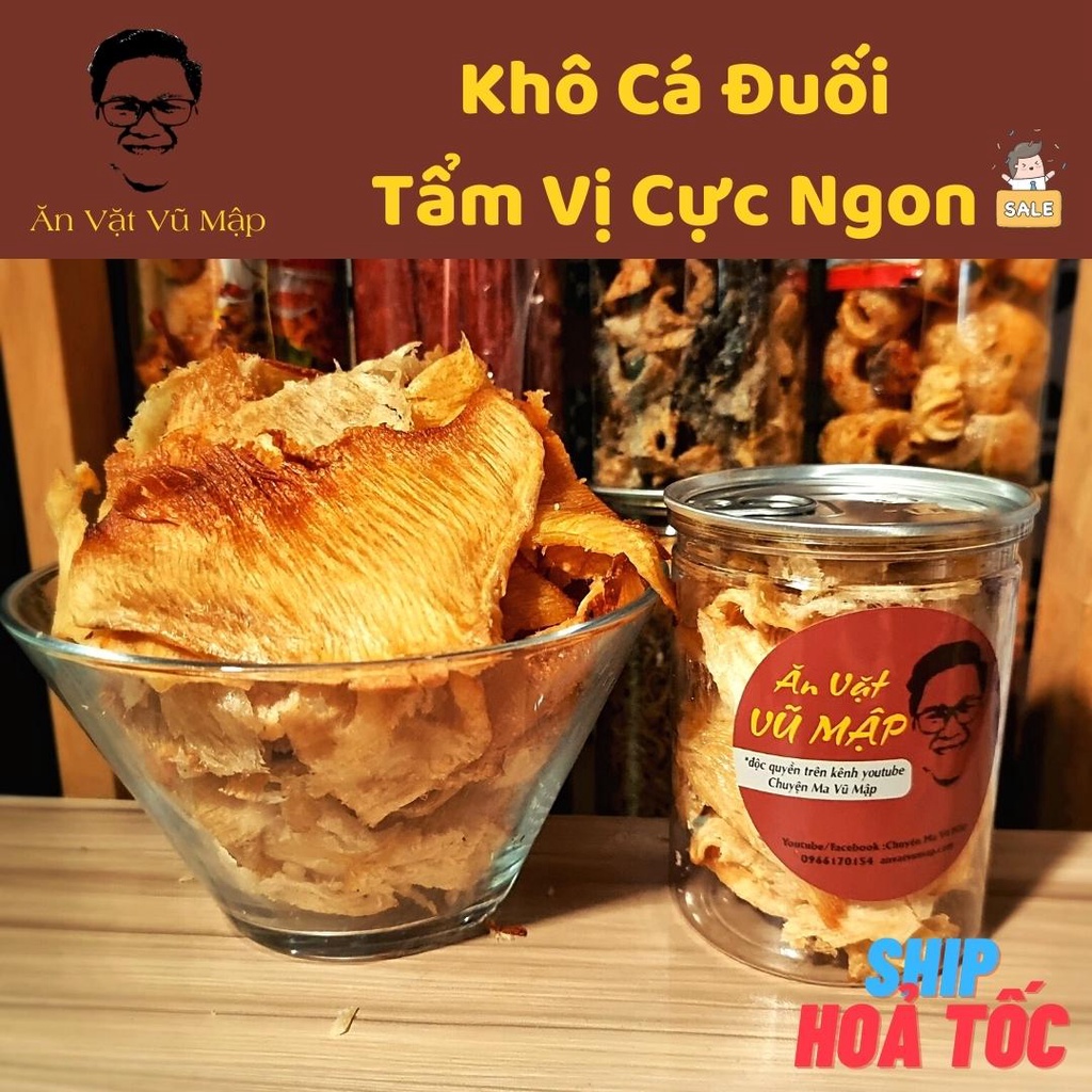 [ANVATVUMAP - NHÀ LÀM 100%] Khô Cá Đuối 200gr Tẩm Vị Cực Ngon (Món Mới)
