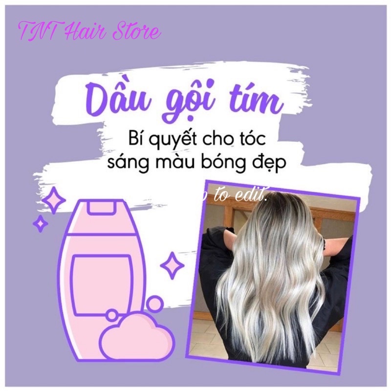 Dầu Gội Tím FLY, Khử Vàng FLY Shampoo NoYellow Chính Hãng, Giữ Màu Cho Tóc Nhuộm Sáng- Phù Hợp Cho Tóc Tẩy|TNT HairStore