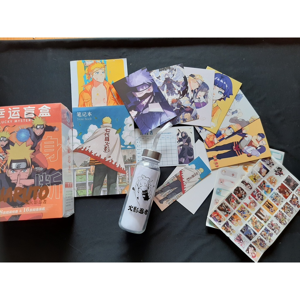 [ 22 x 15,5cm ] Hôp quà lưu niệm Lucky Mystery BOX anime mẫu 2 - Baystore