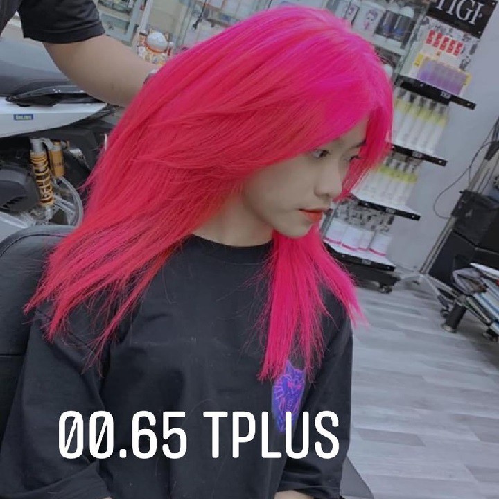 Thuốc Nhuộm Tóc Màu Hồng TPLUS 0/65 Pink Hair Dye Cream