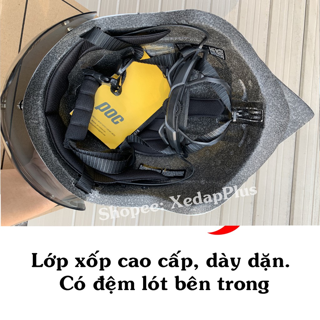 Nón Xe Đạp Poc 01 Chính Hãng - Mũ Bảo Hiểm Cho Người Đi Xe Đạp Thể Thao - Full hộp đầy đủ