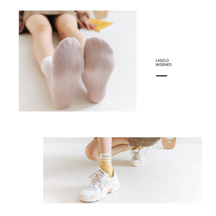 Set 5 Đôi Tất Vớ Nữ Cao Cổ PUSH Như Hình