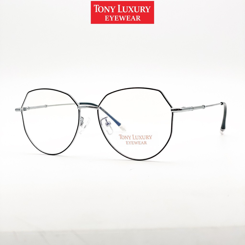 Gọng kính cận kim loại 53-16-142 HOT 2020 nhận cắt Tròng Cận Viễn Loạn