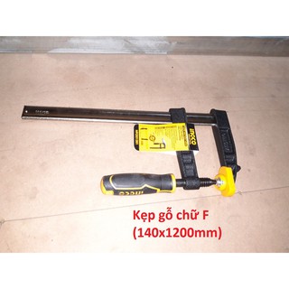 Kẹp gỗ chữ f 140 x 1200 mm ingco hfc021401