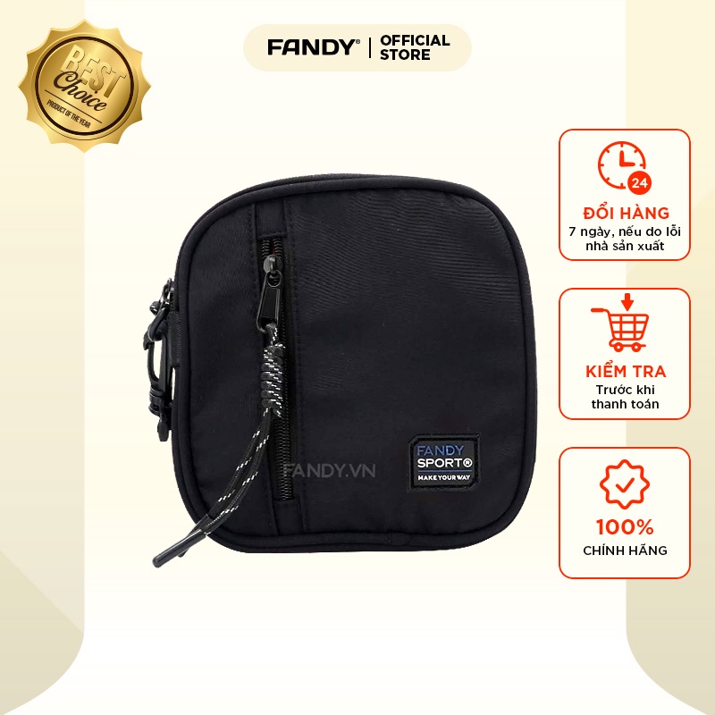 Túi đeo chéo Unisex FANDY hàng chính hãng chống nước tốt - phù hợp du lịch đi chơi