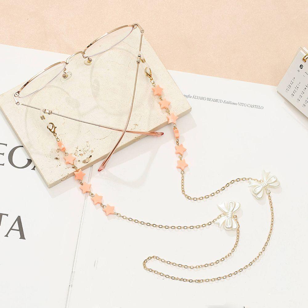 ESPO Dây Xích Kim Loại Trang Trí Kính Mát Hình Ngôi Sao Năm Cánh