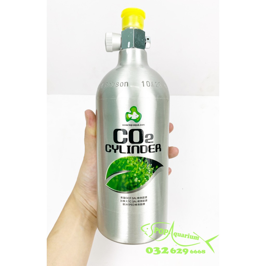 Bình nhôm Co2 cao cấp Top-aqua