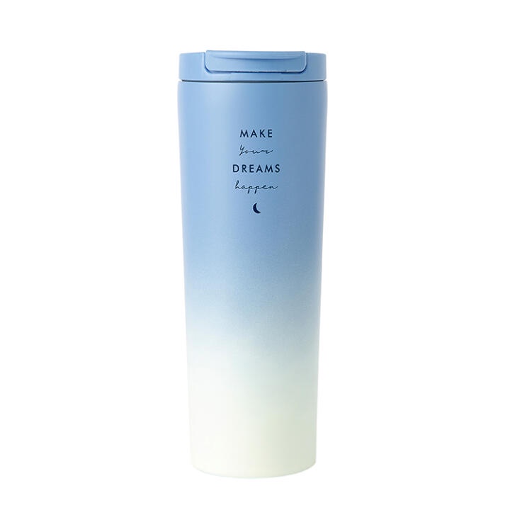 Bình Uống Nước Tumbler ARTBOX Hàn Quốc Màu Xanh Dương Gradient Xinh Xắn 450ml