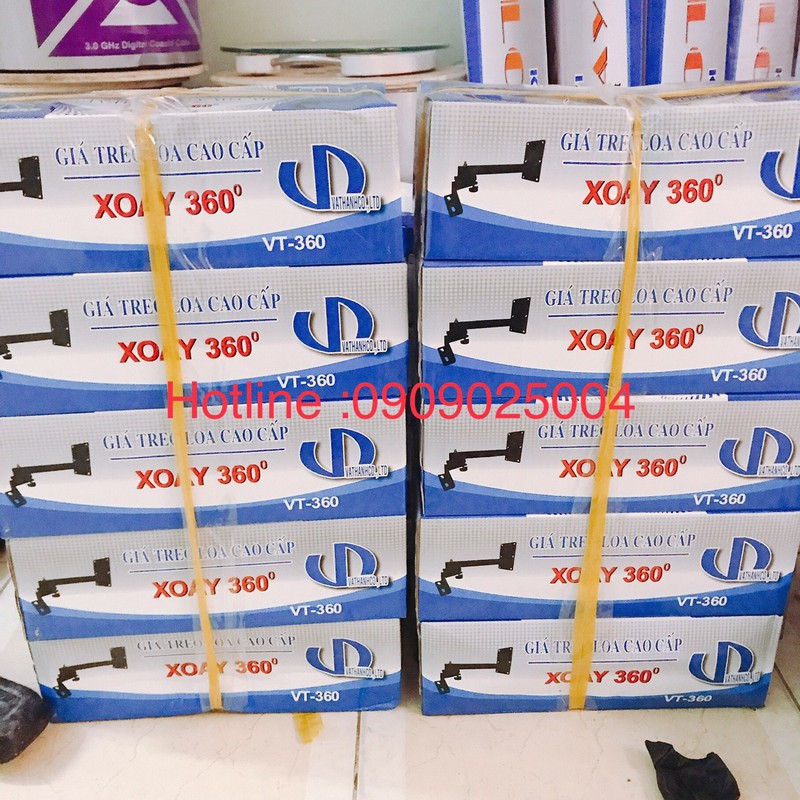 Cặp 2 kệ treo loa ARIRANG đa năng 360 độ