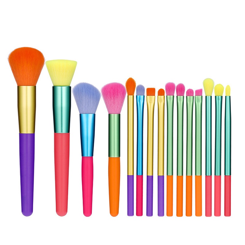 Set 15 cọ trang điểm GDTIMA lông mềm mại thiết kế nhỏ gọn tiện dụng