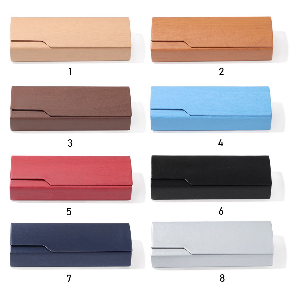 Hộp đựng mắt kính chống thấm nước họa tiết vân gỗ