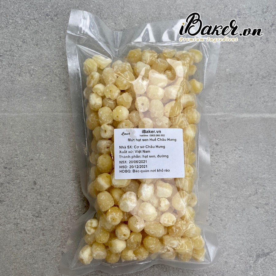 [1kg, 500g, 200g] Mứt hạt sen huế châu hưng