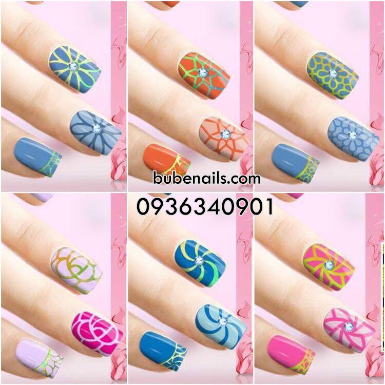 Giấy Hollow Nail trang trí tạo mẫu móng - SALE ĐỒ NAIL