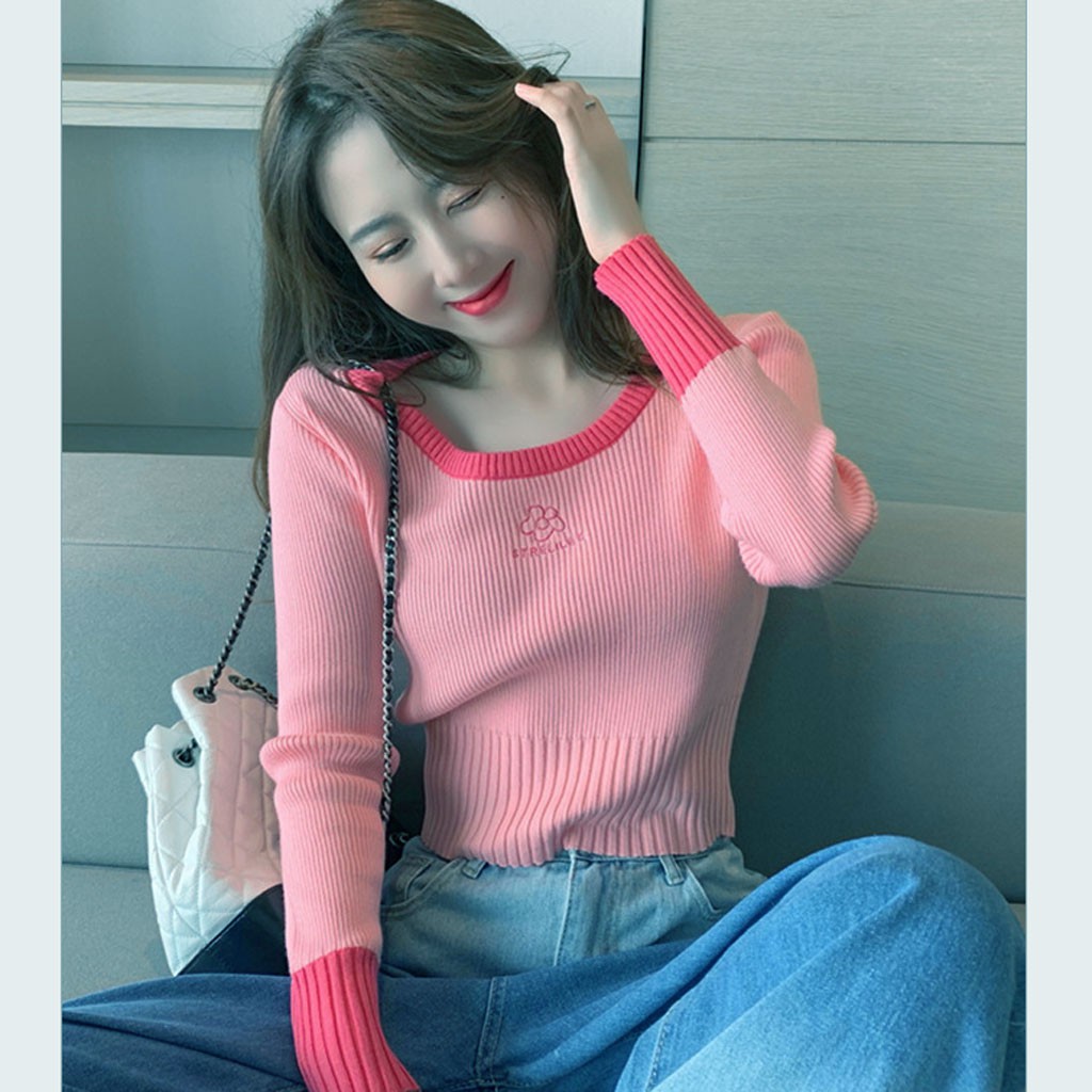 [ẢNH THẬT] Áo len Croptop nữ xinh xắn AL-205i