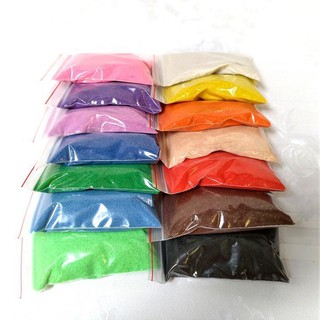 Cát màu chơi tranh cát 200g cho trẻ em