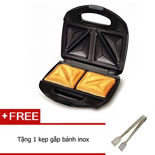 Máy nướng bánh sandwich Nikai tặng kẹp gắp đồ ăn