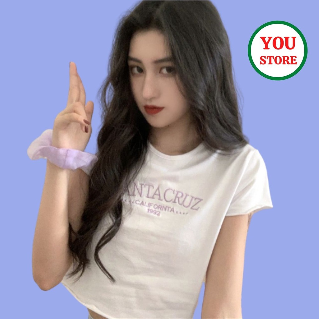 Áo Croptop Santa Nữ Chất Liệu Bozip Mã 135 You Store