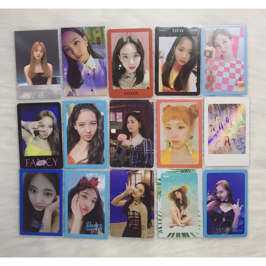 [OFF] photocard chính hãng Twice - Nayeon, Sana, Chaeyoung, Group