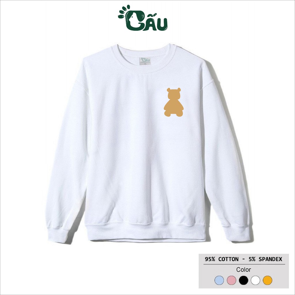 Áo sweater GẤU 194 vải thu đông co dãn, dày dặn mềm mịn form rộng phong cách Unisex - DANGERUOS | BigBuy360 - bigbuy360.vn