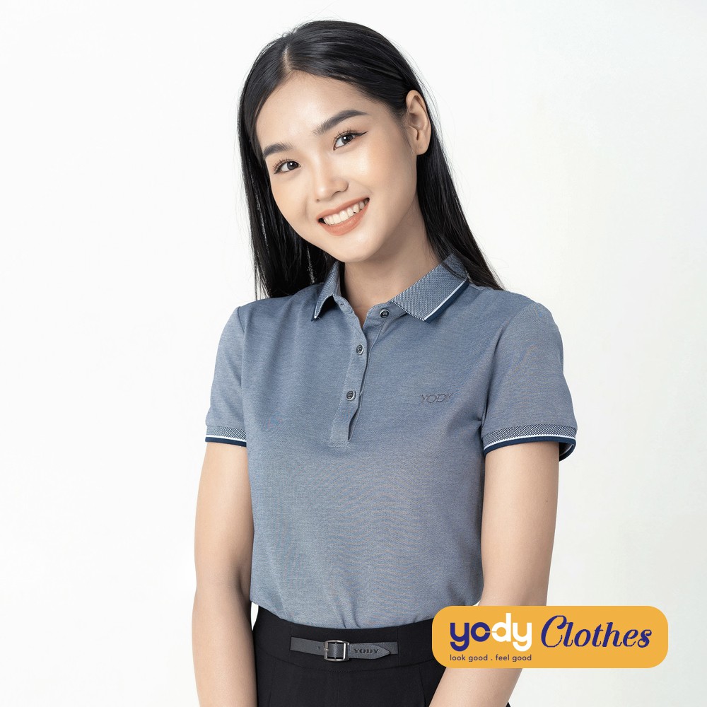 [Mã WABRYODY1 giảm 10% đơn 250K] Áo thun polo nữ YODY phông có cổ tay ngắn thấm hút co giãn tốt APN3062