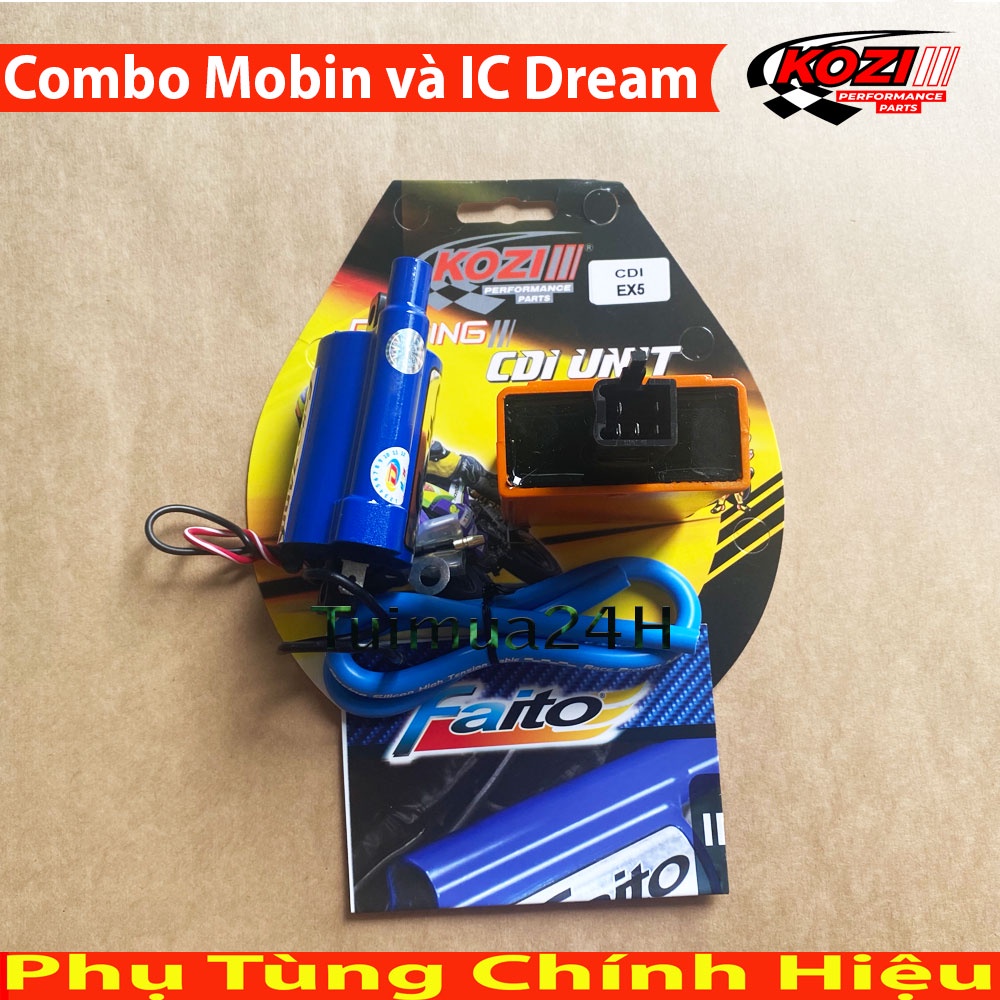 Combo mở tua mobin sườn 7400 và ic Kozi 5 Chân , Dream, Wave100, Sirius 50cc, Galaxy50cc