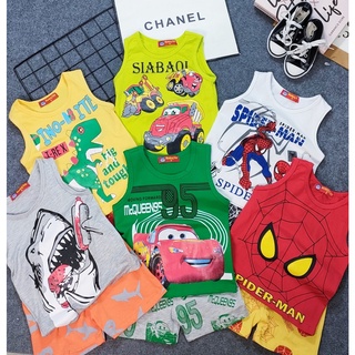 Đồ bộ ba lỗ cho bé - bộ bé trai size nhí