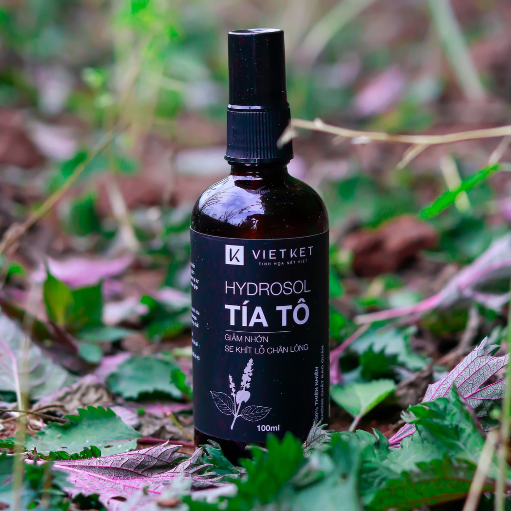 Hydrosol Tía Tô VIET KET Vệ Sinh Da Sạch Thoáng, Làn Da Sáng Khỏe, Hương Thơm Thư Giãn 100ml
